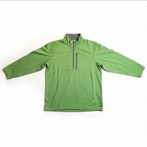 REI Co-op Men's Quarter-Zip Pullover Performance Top - XL Green